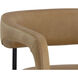 Mavia Ludlow Sesame Leather Dining Armchair